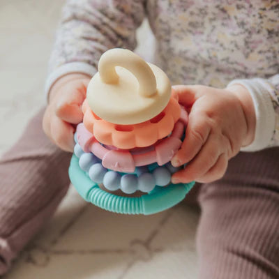 Rainbow Stack & Teether Toy