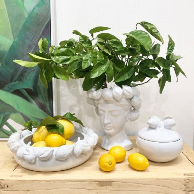 Lemon Lady Vase