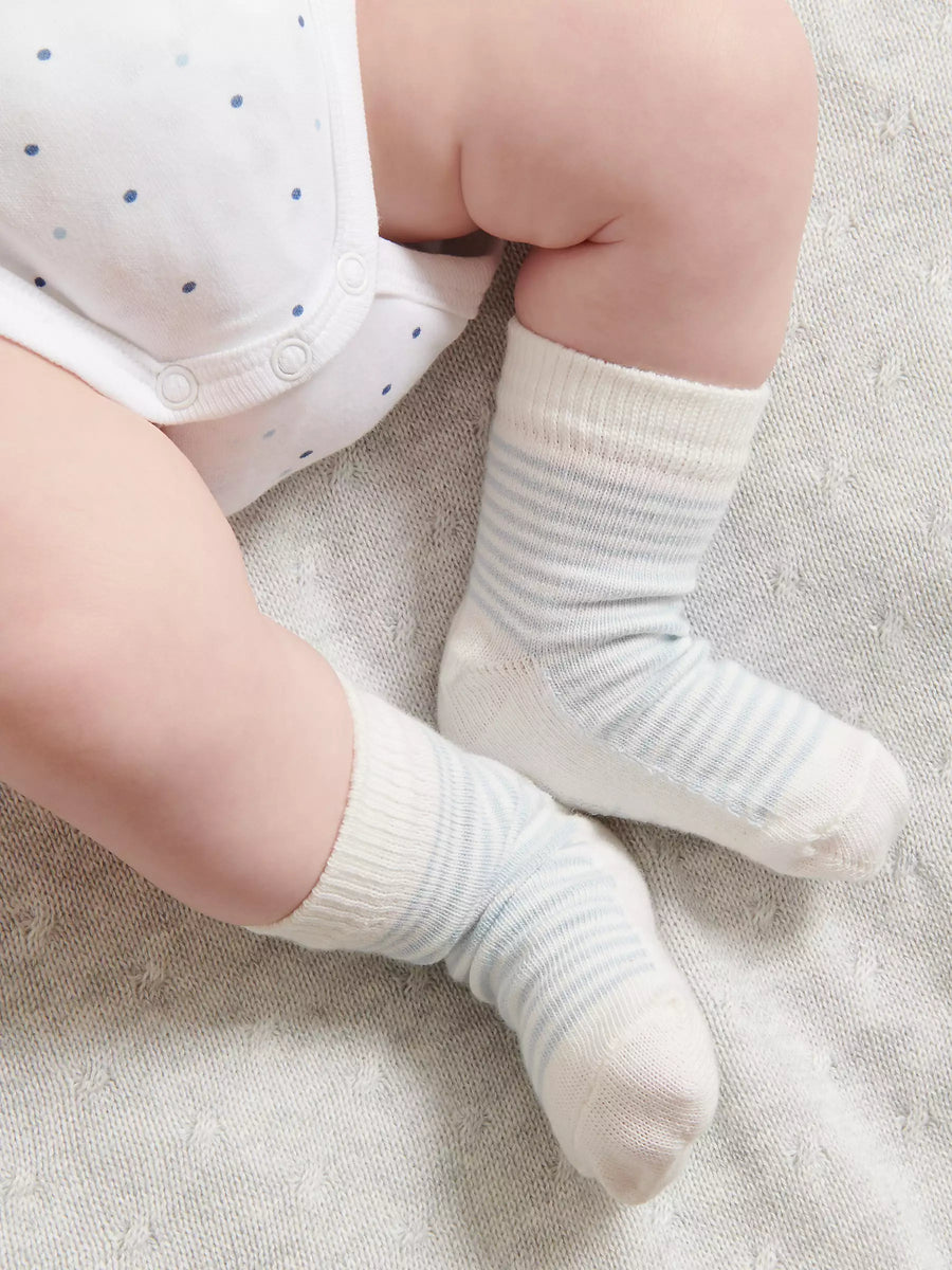 Baby Organic Cotton Socks 3pk