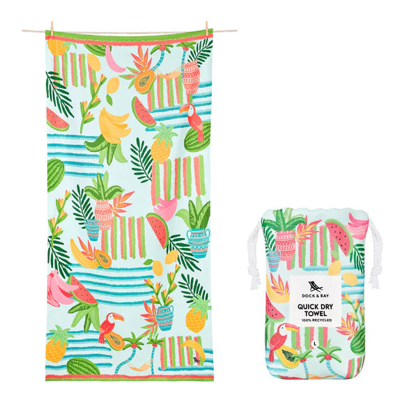 Quick-Dry Pattern Beach Towel