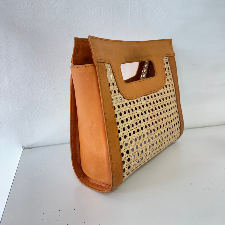 Tan Leather Clutch/Bag