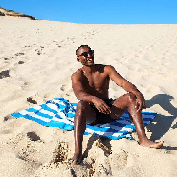 Quick-Dry Striped Beach Towel