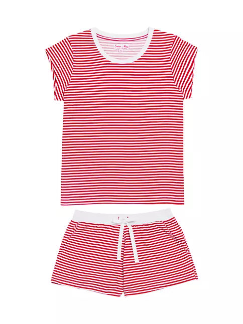 Women's Stripe Short Jersey set