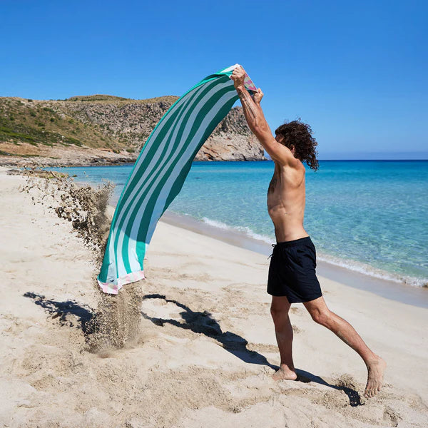 Quick-Dry Two Tone Striped Beach Towel