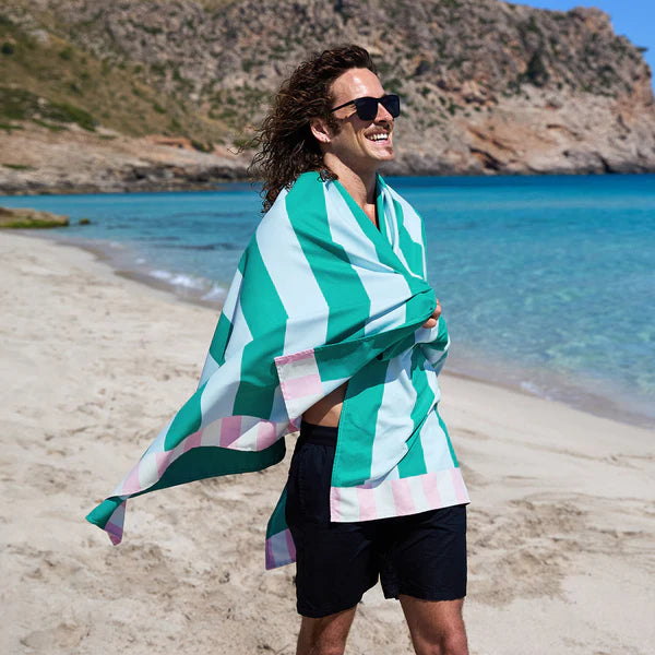 Quick-Dry Two Tone Striped Beach Towel