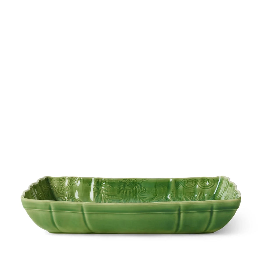 Flourish Portuguese Ceramic Large Gratin Dish