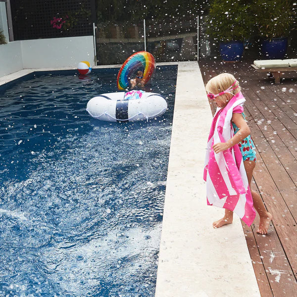 Quick-Dry Striped Beach Towel