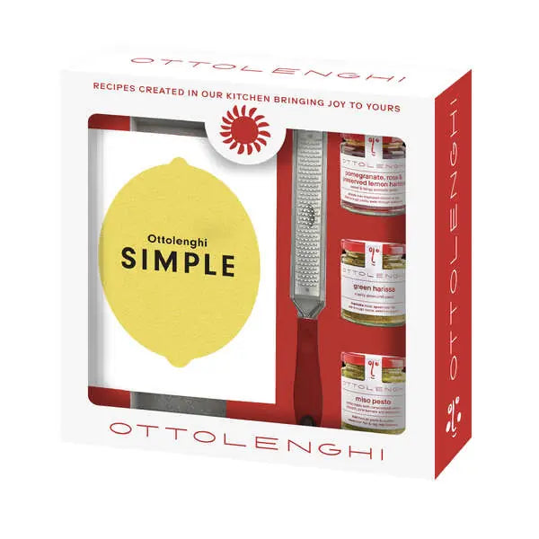 Ottolenghi Simple Book, Grater & Pantry Gift Set