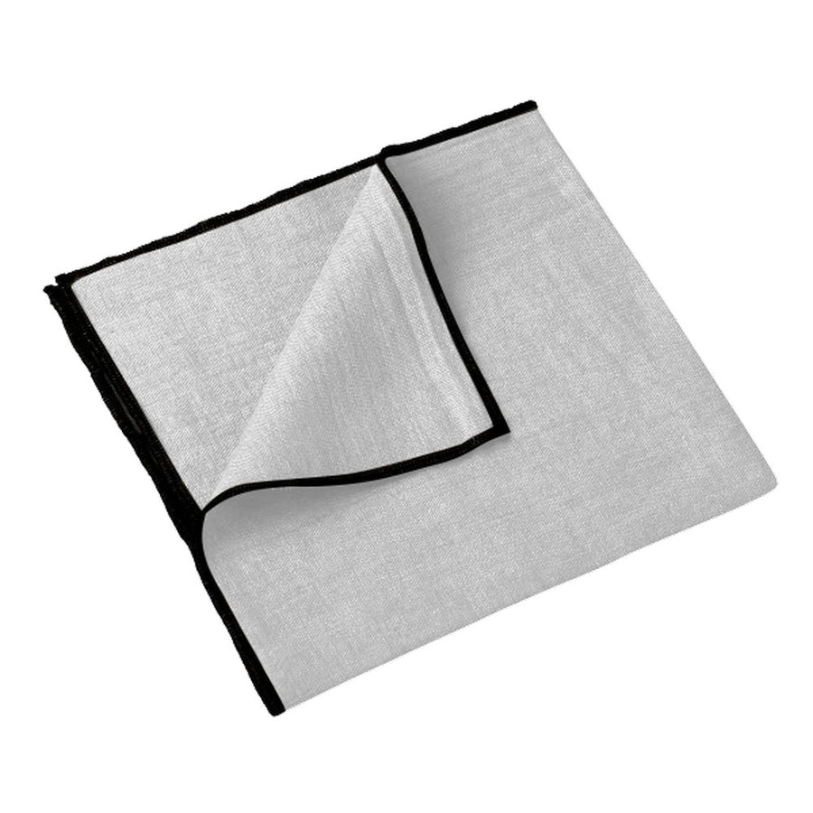 Black Detail Linen napkin