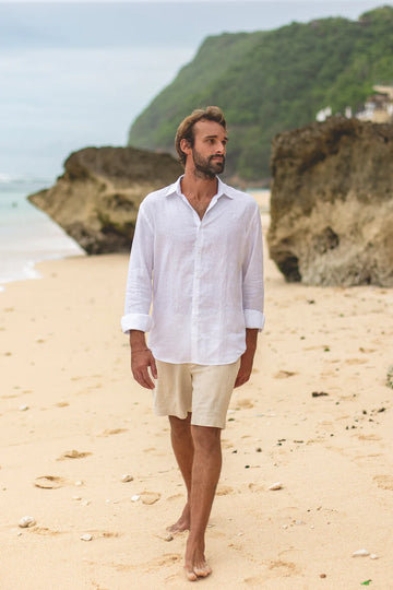 Loose fitting French Linen Shirt