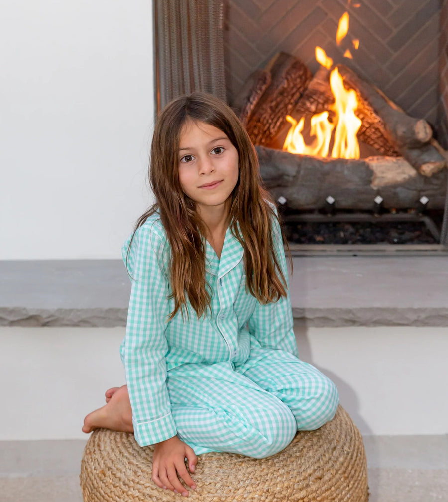 Kids Hepburn Gingham PJ Set