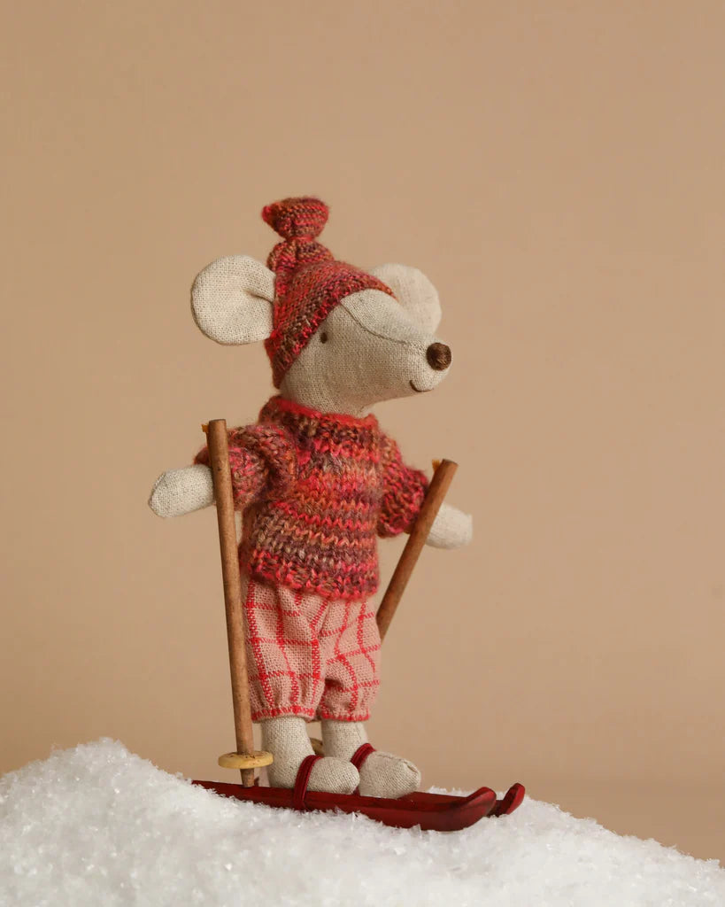Maileg Winter Skiing Mouse