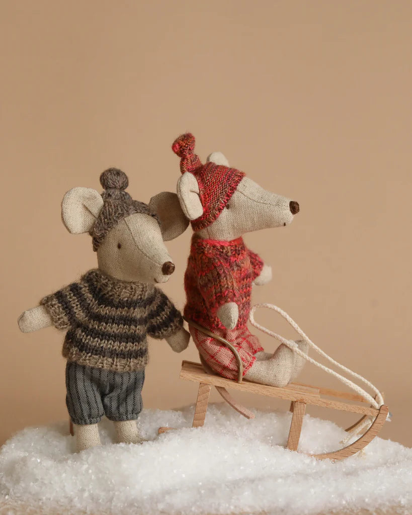 Maileg Winter Skiing Mouse