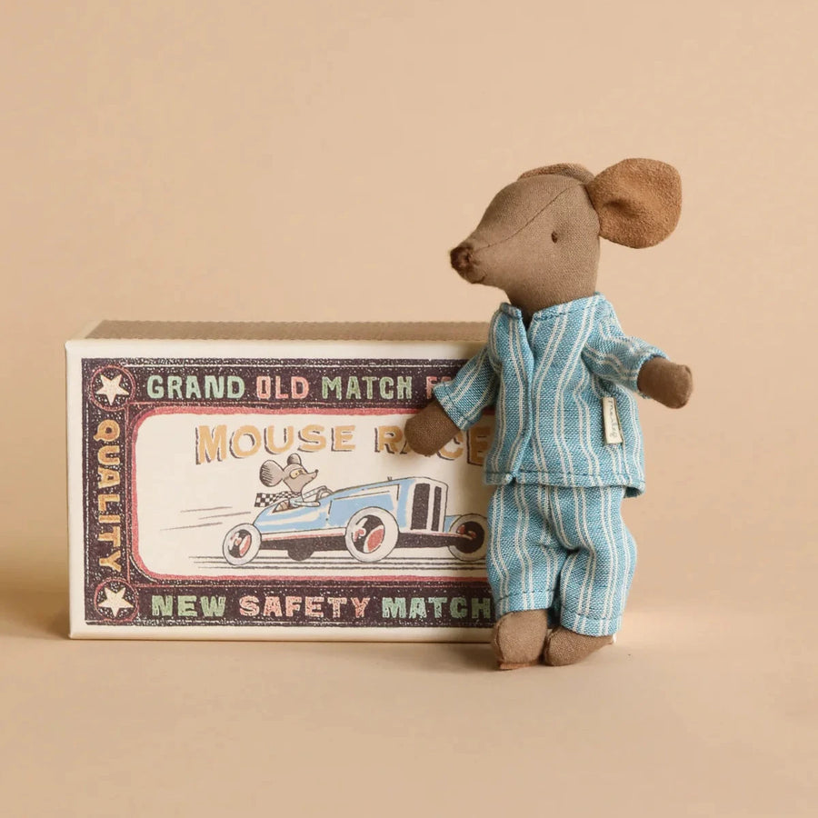 Maileg Big Sibling Mouse in Matchbox