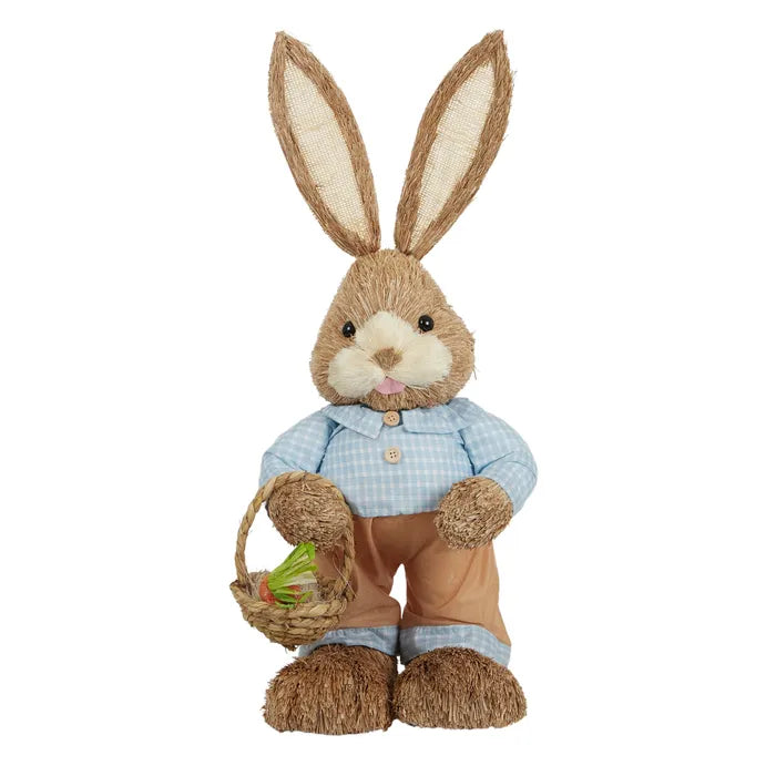 Large Straw Easter Bunny