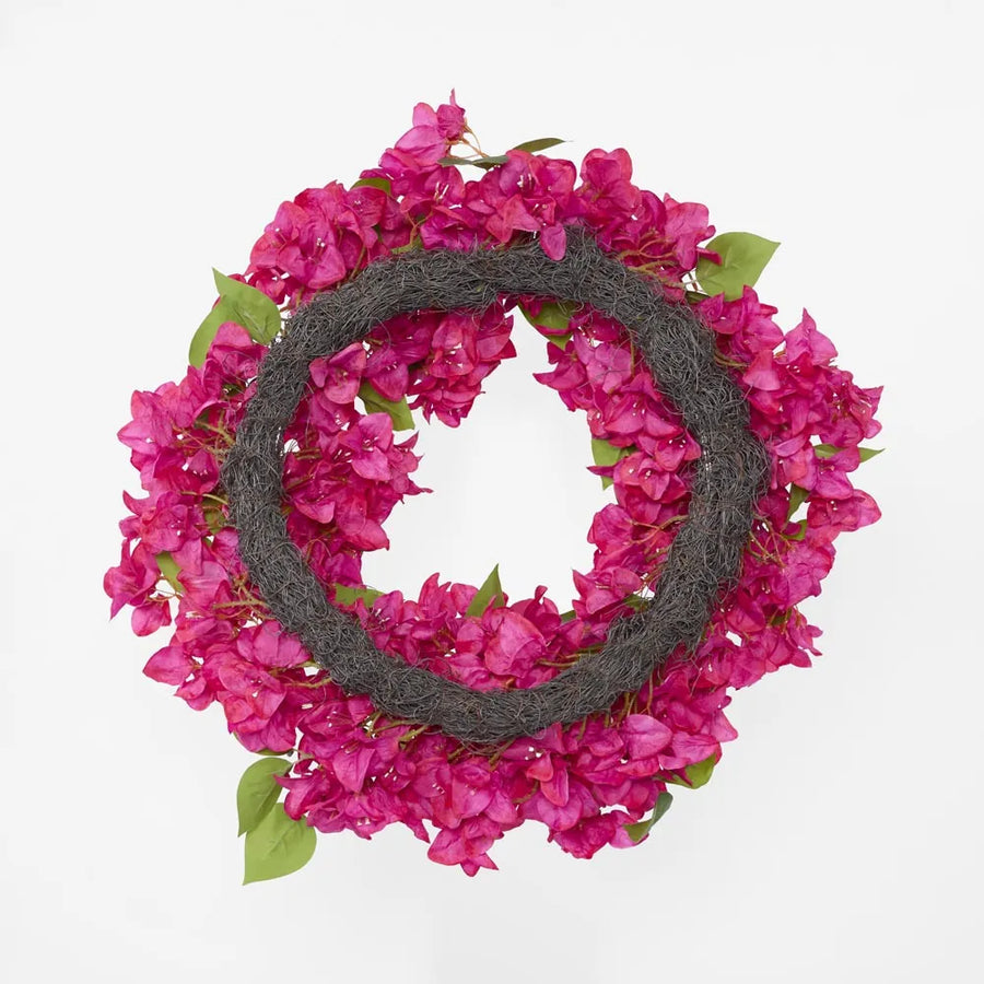 Bougainvillea Pink Floral Wreath