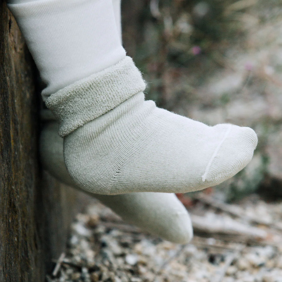 Undyed organic cotton 3 pack socks