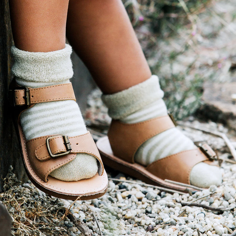 Undyed organic cotton 3 pack socks