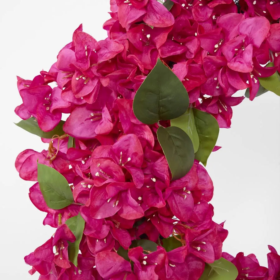 Bougainvillea Pink Floral Wreath
