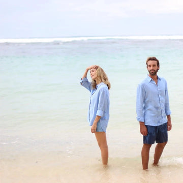 Organic Dye Loose fitting French Linen Shirt