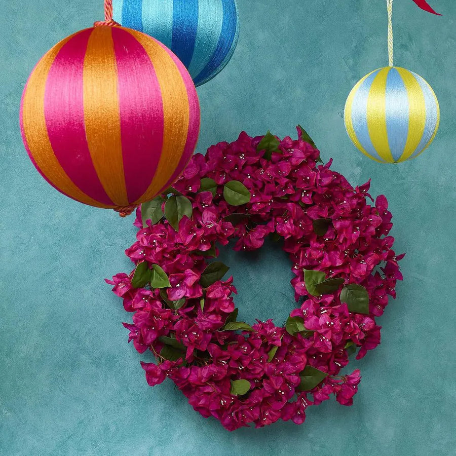Bougainvillea Pink Floral Wreath