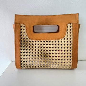 Tan Leather Clutch/Bag