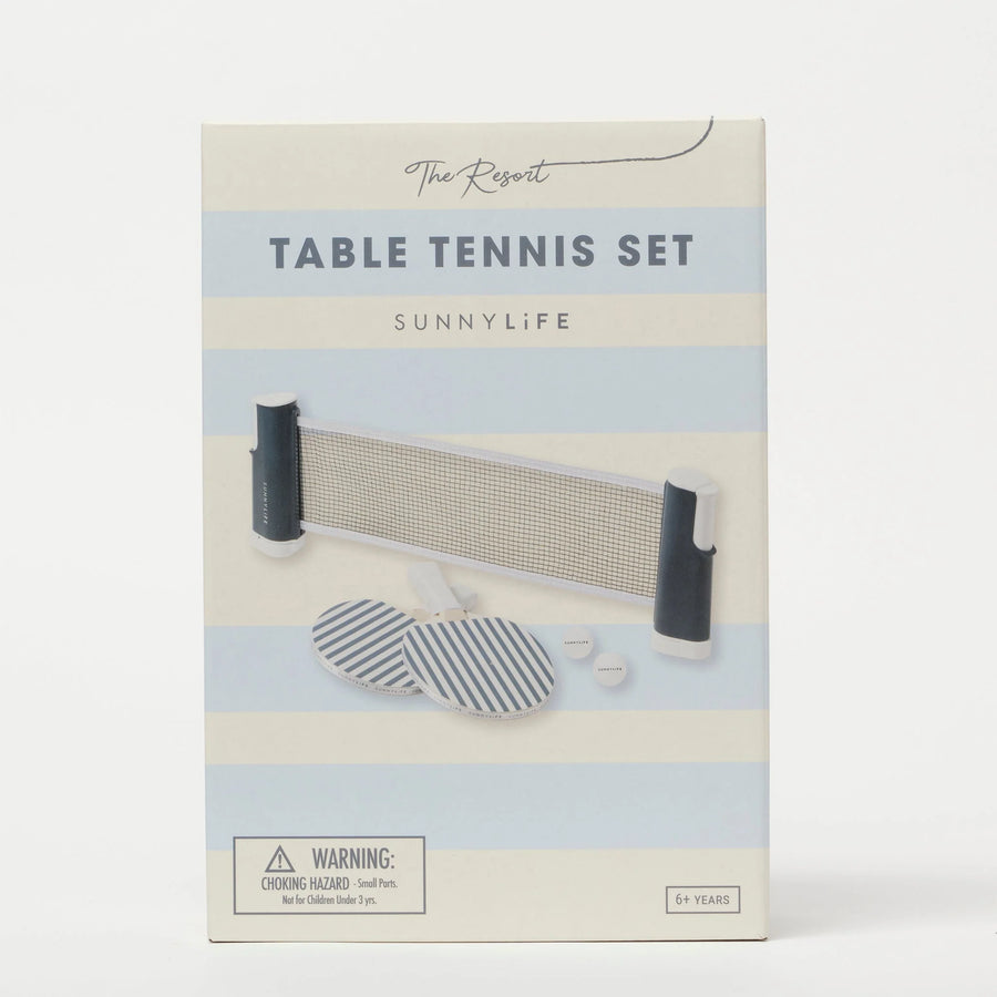 Table Tennis Set: The Resort Coastal Blue