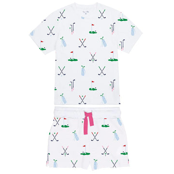 Kids Golf Short PJ Set