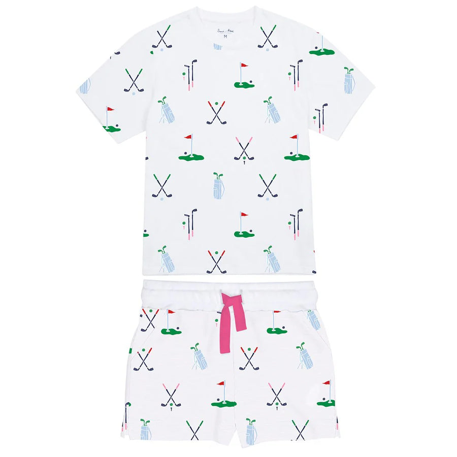 Kids Golf Short PJ Set