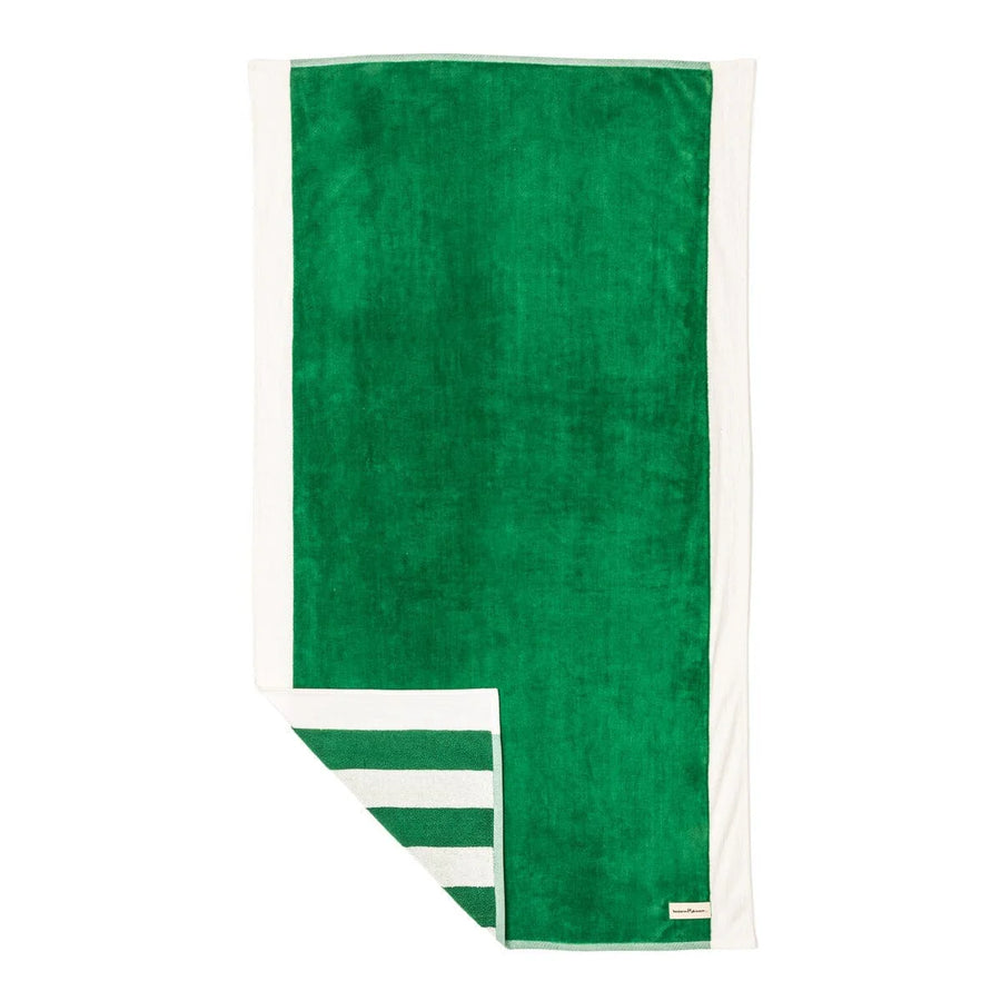 Business & Pleasure Crew Canyon Green Beach Towel