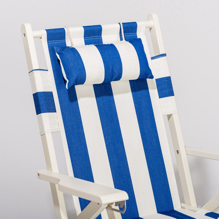 Business & Pleasure Tommy Mediterranean Blue Stripe Chair