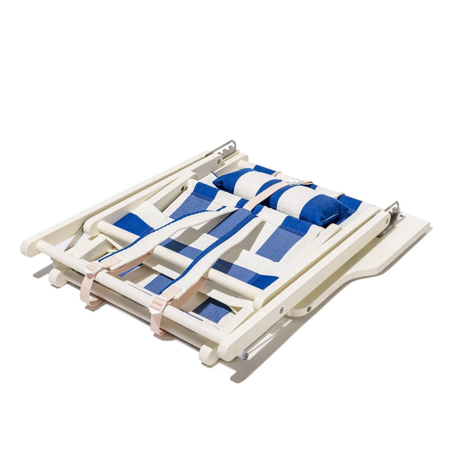 Business & Pleasure Tommy Mediterranean Blue Stripe Chair