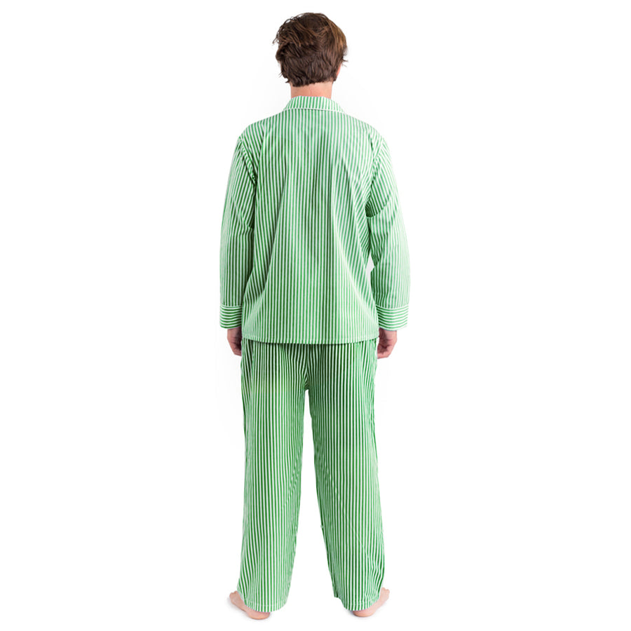 Men's Green Braddock Long PJ Set