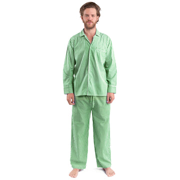 Men's Green Braddock Long PJ Set