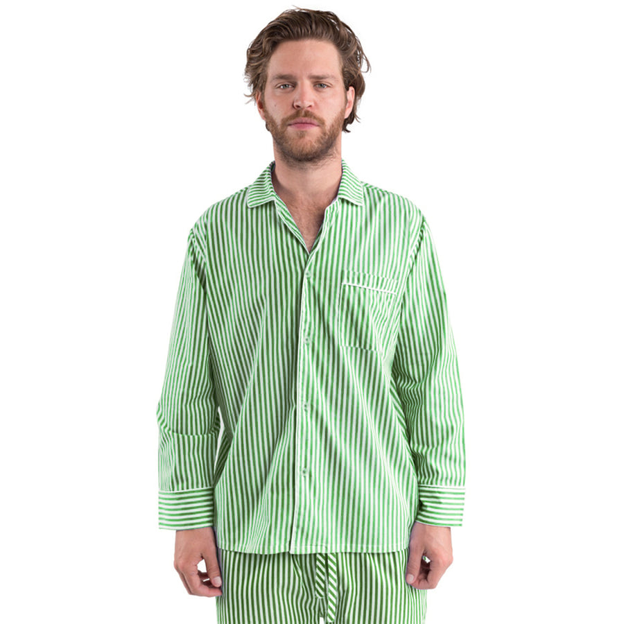 Men's Green Braddock Long PJ Set