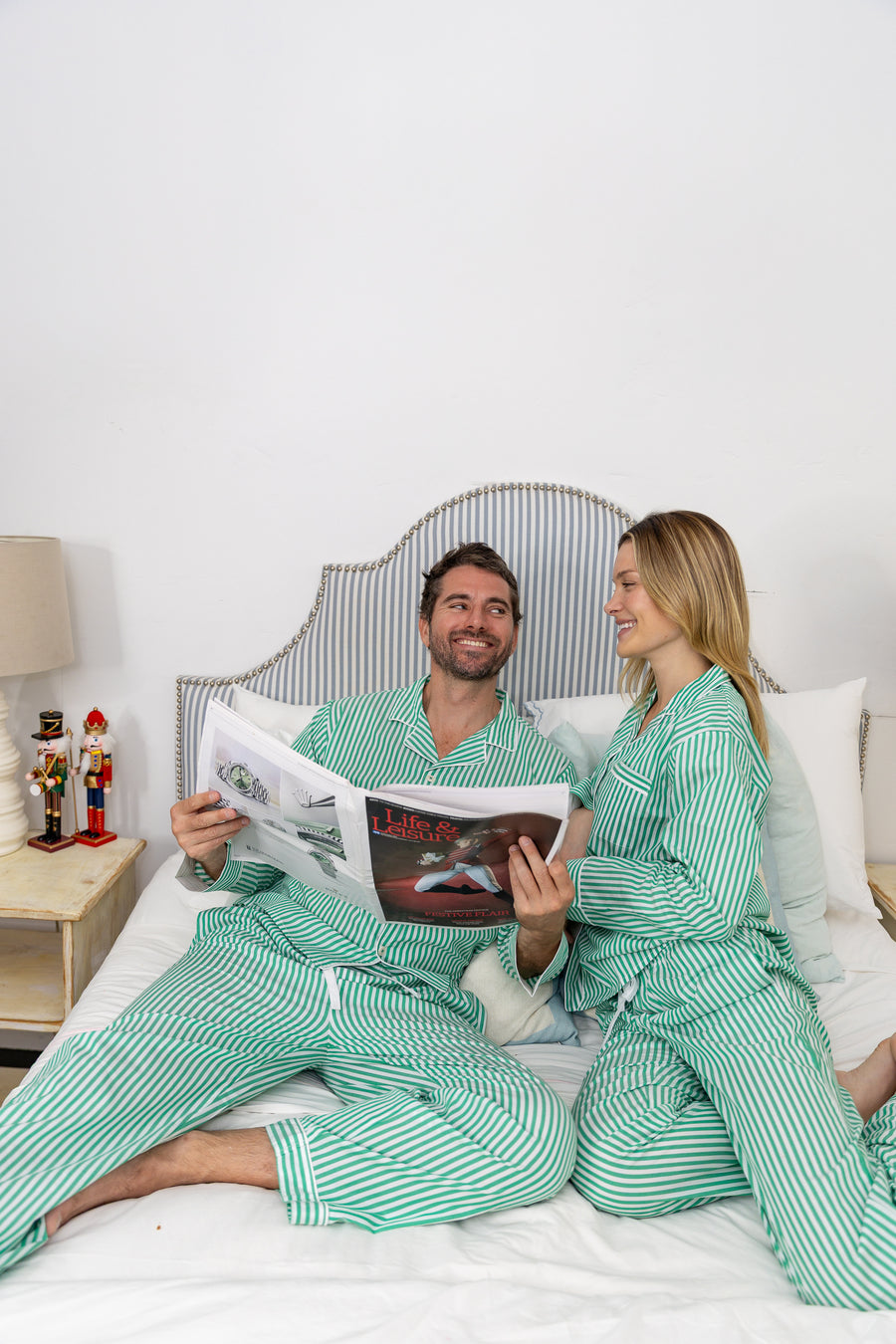 Men's Green Braddock Long PJ Set