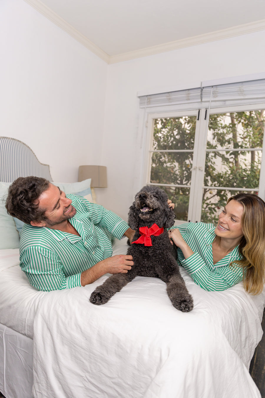 Men's Green Braddock Long PJ Set