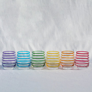 Striped Coloured Glasses