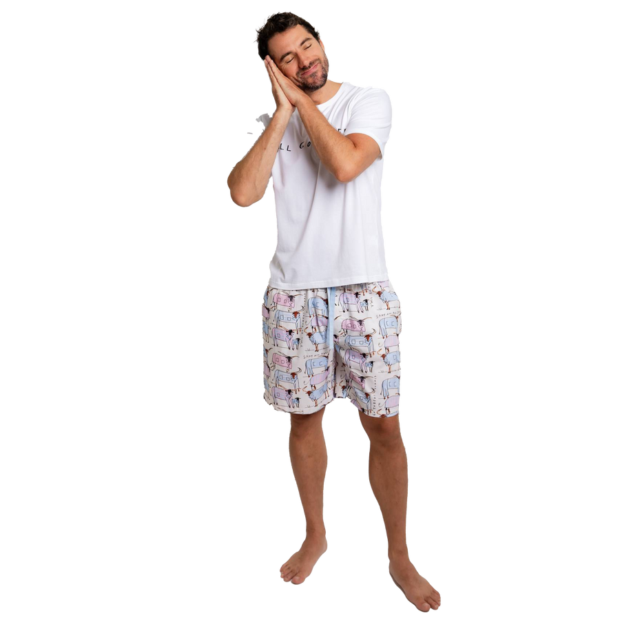 Donald Robertson X Sant & Abel Men's Longhorn Sleep Shorts