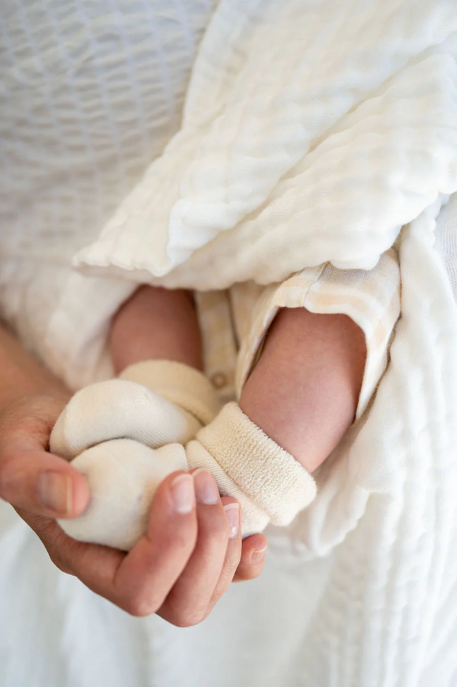 Undyed organic cotton 3 pack socks