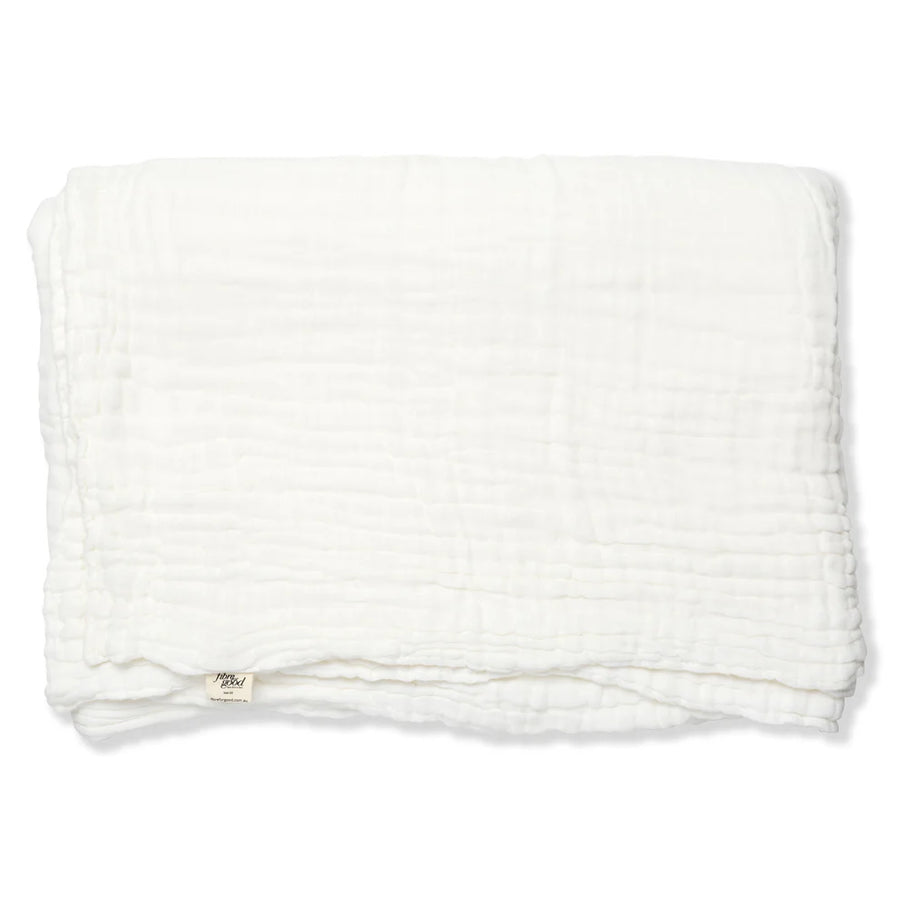 Undyed Organic Cotton Muslin Wrap