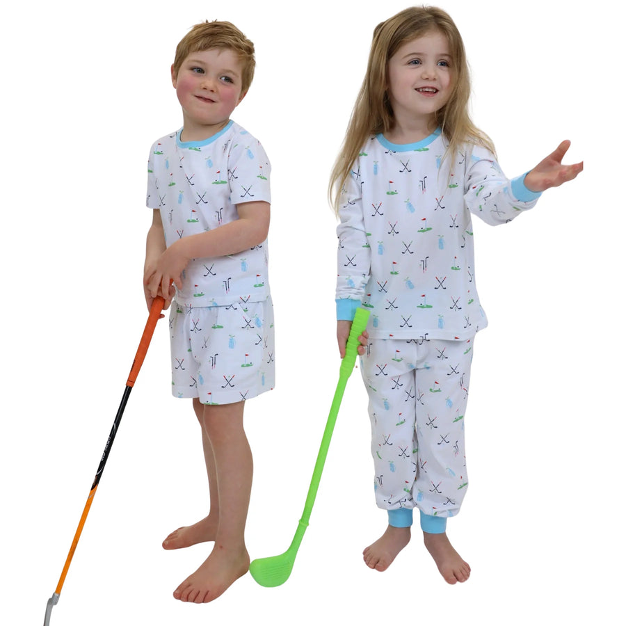 Kids Golf Long PJ Set