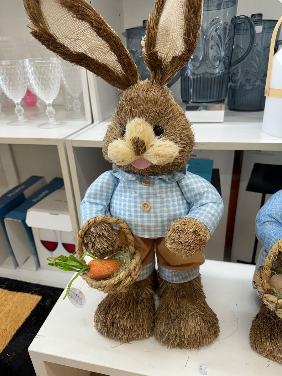 Large Straw Easter Bunny