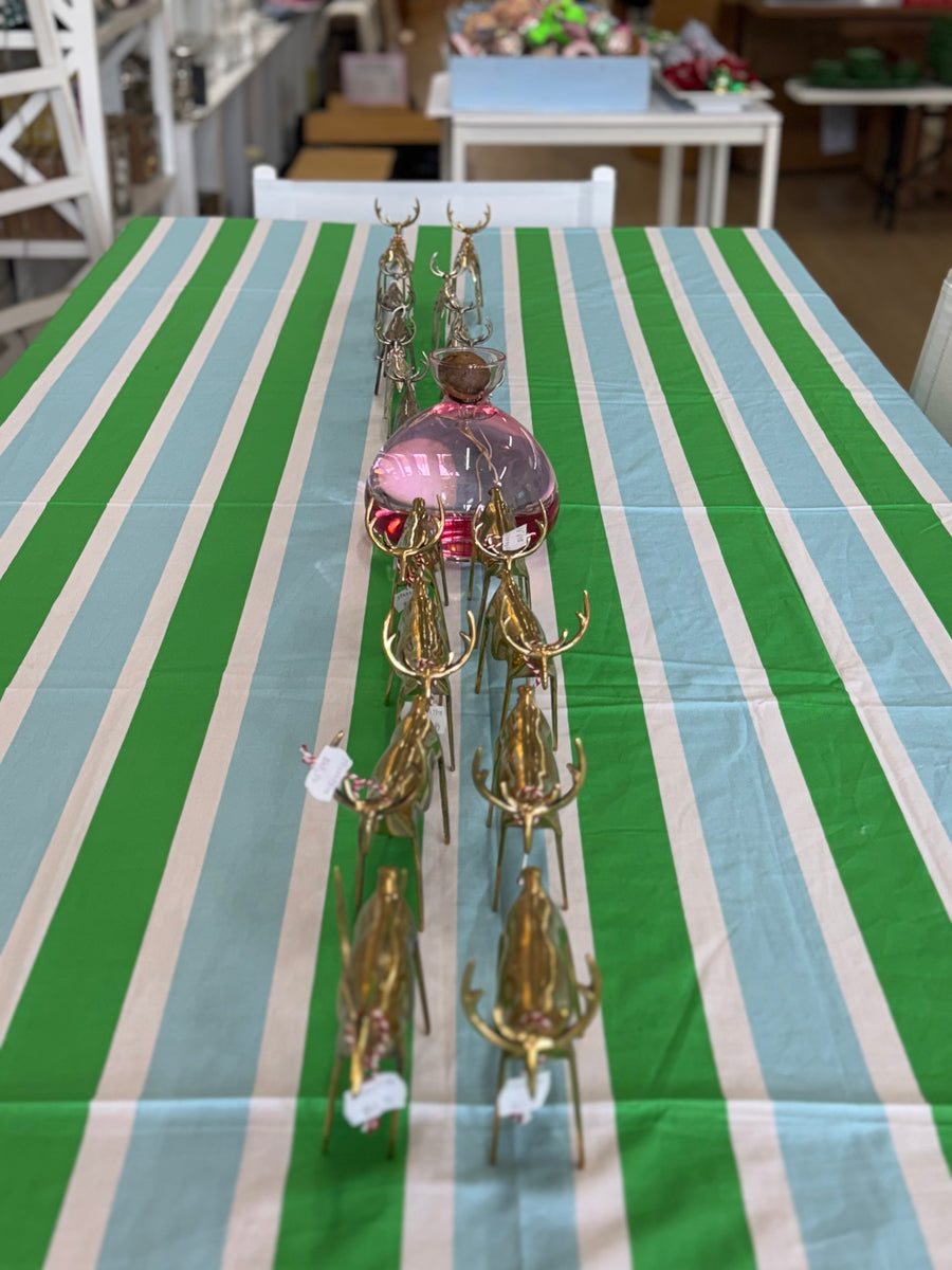 Poppy Blue & Green Tablecloth