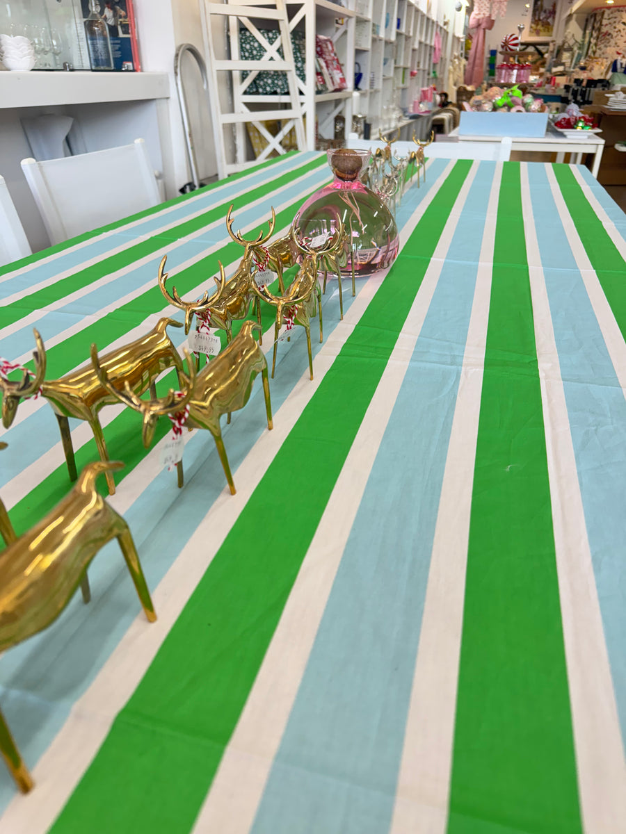 Poppy Blue & Green Tablecloth