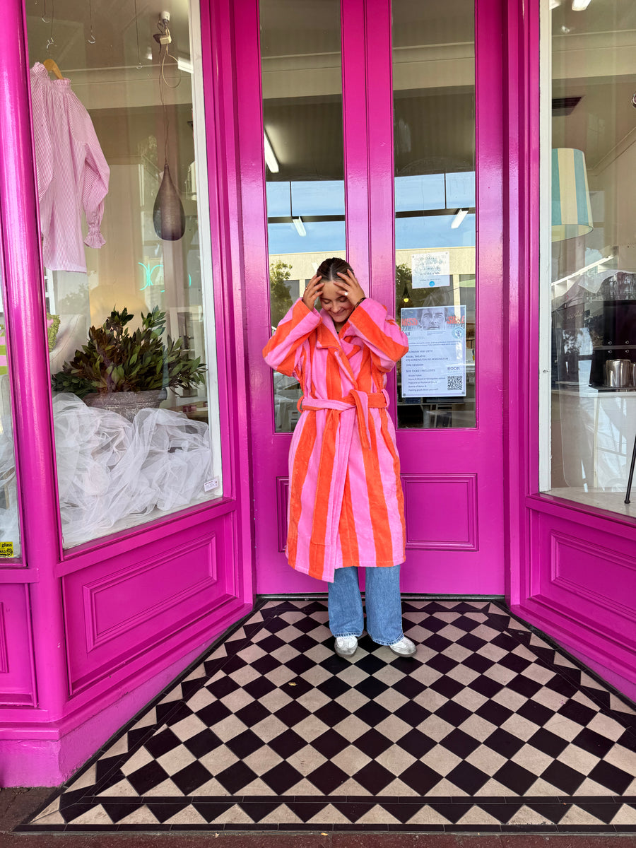 Hommey. Sherbet Stripes Robe