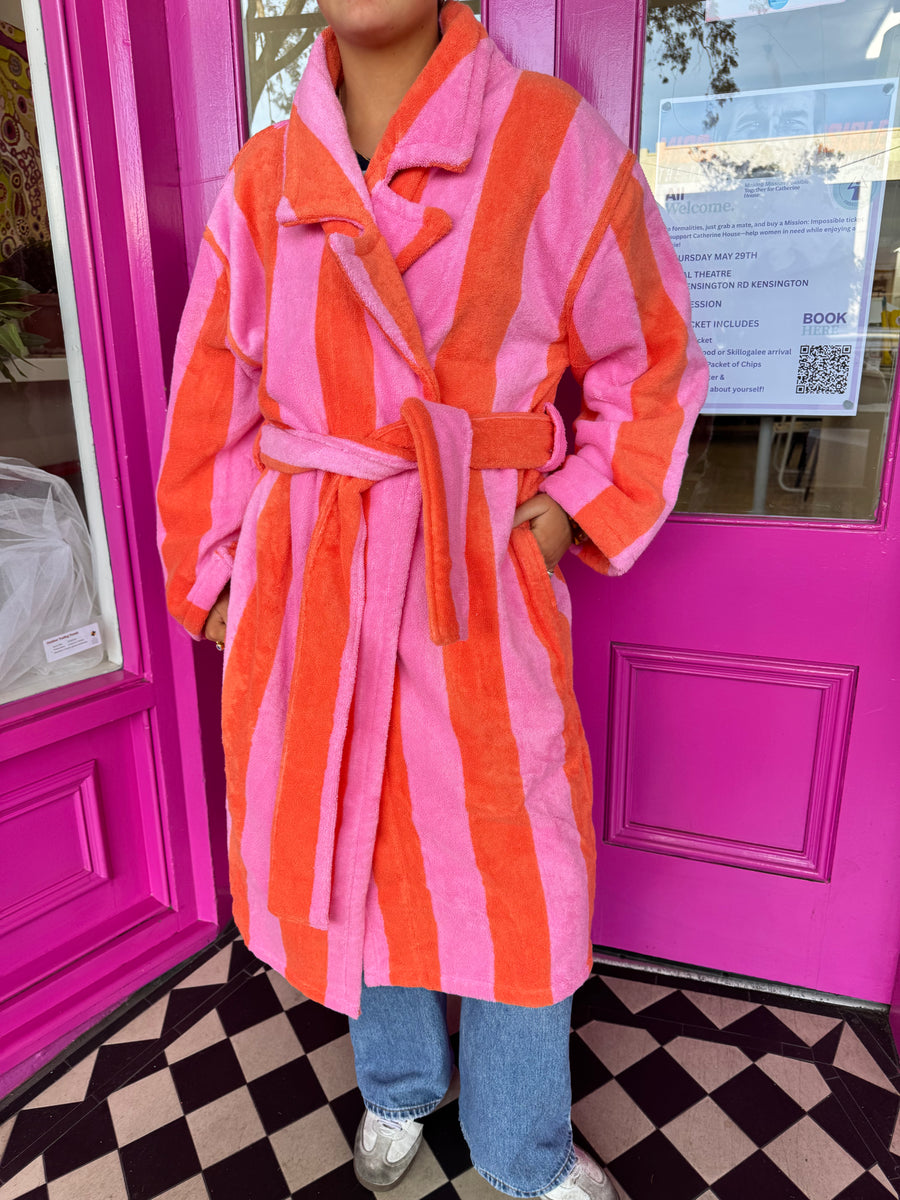 Hommey. Sherbet Stripes Robe