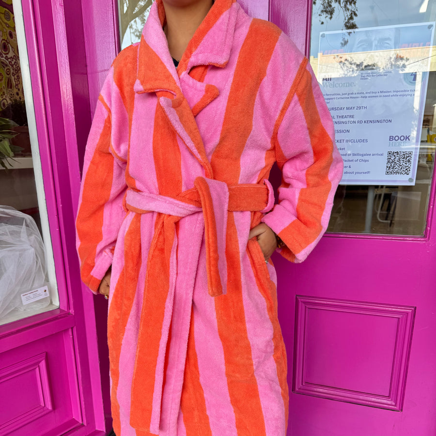 Hommey. Sherbet Stripes Robe