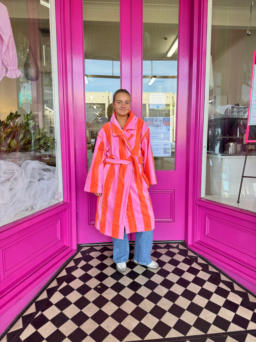 Hommey. Sherbet Stripes Robe