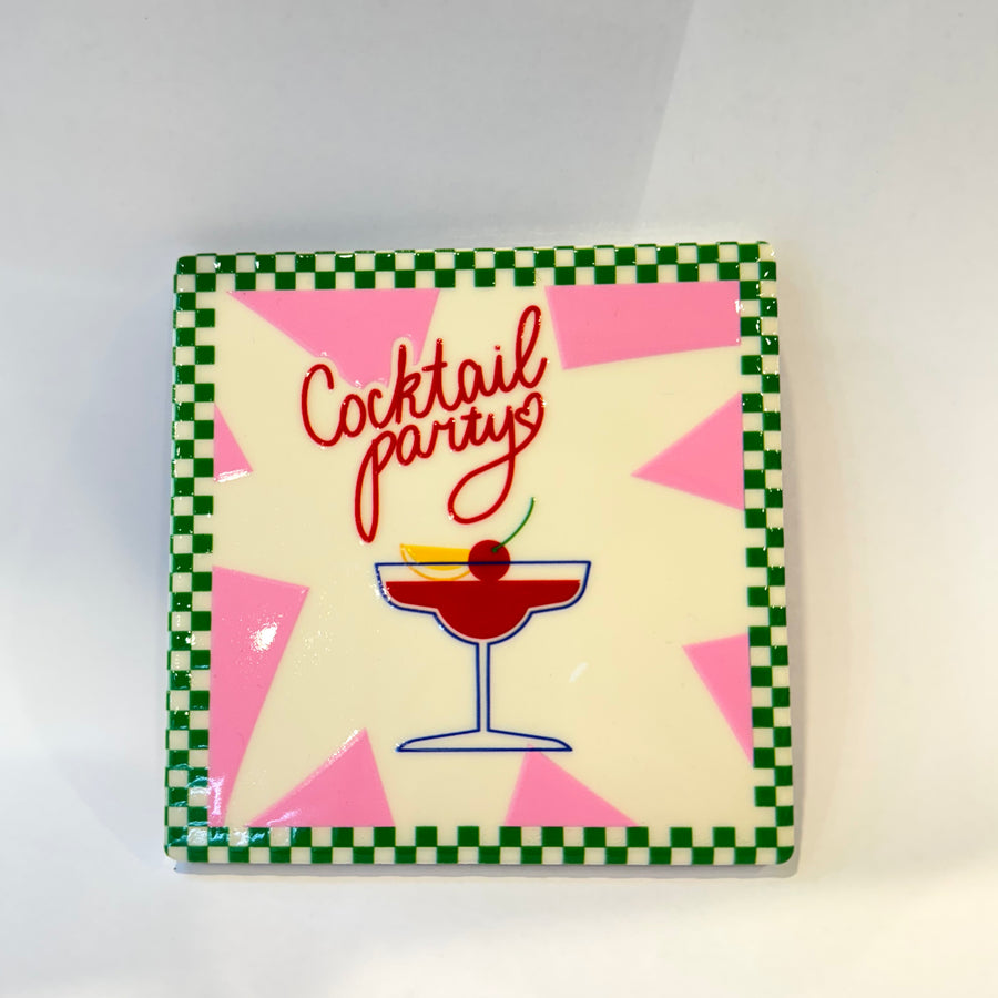 Cocktail Ceramic Coaster